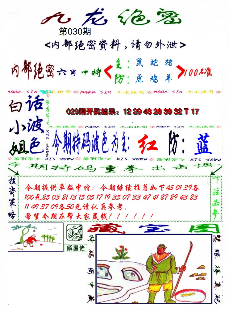 2025030期九龙密报