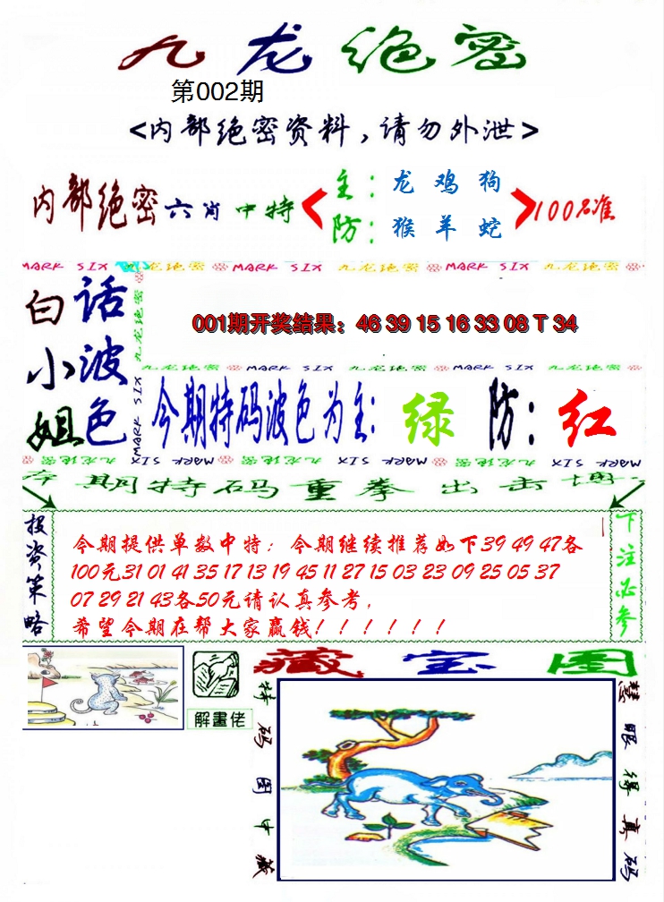 2025002期九龙密报