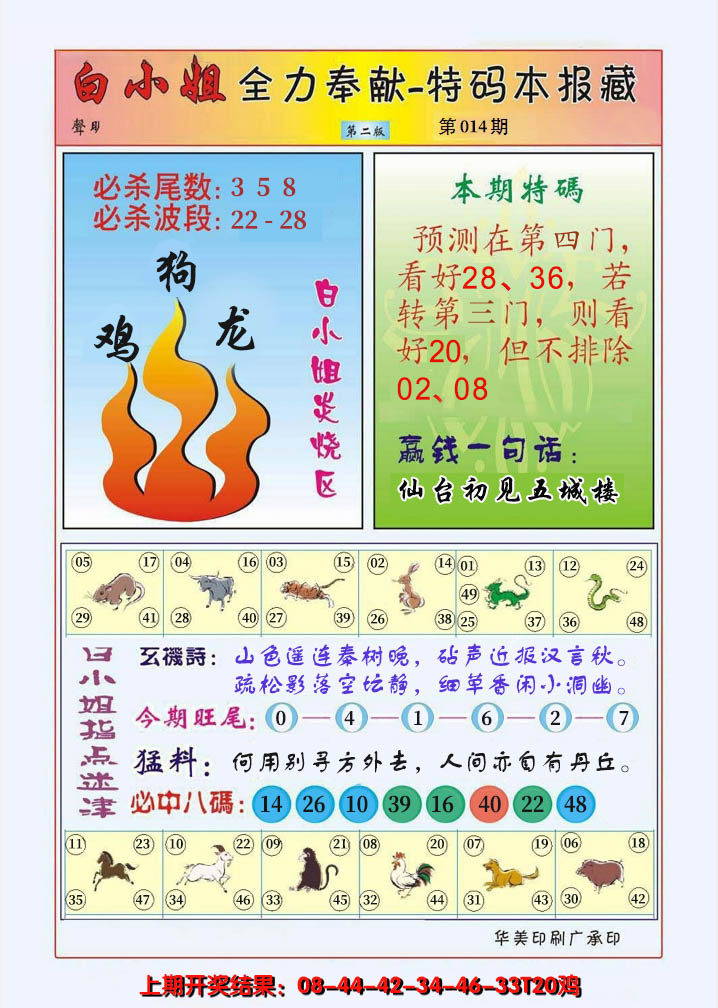 2025014期白小姐救世民B