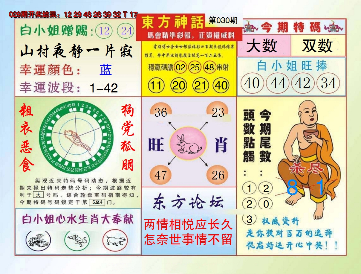 2025030期东方神话