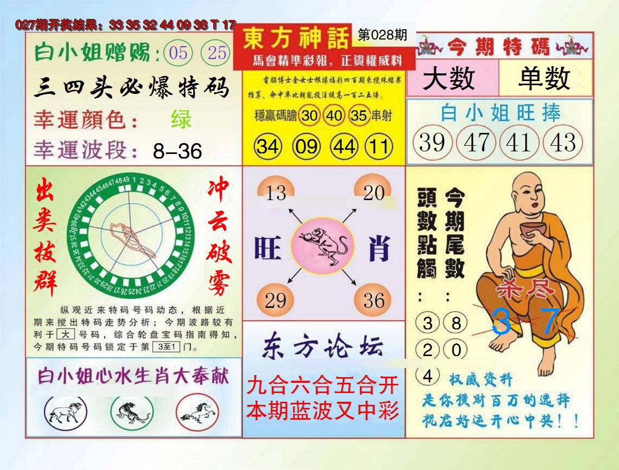 2025028期东方神话