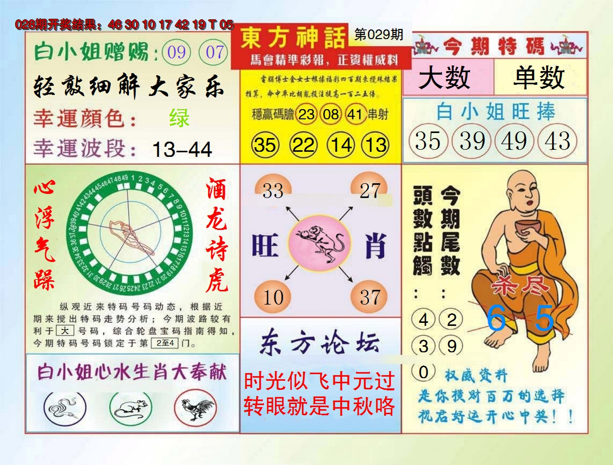 2025029期东方神话