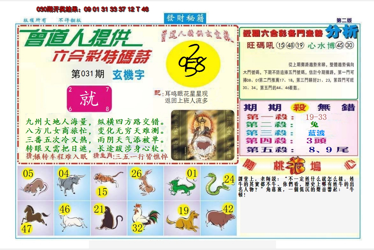 2025031期发财秘籍B