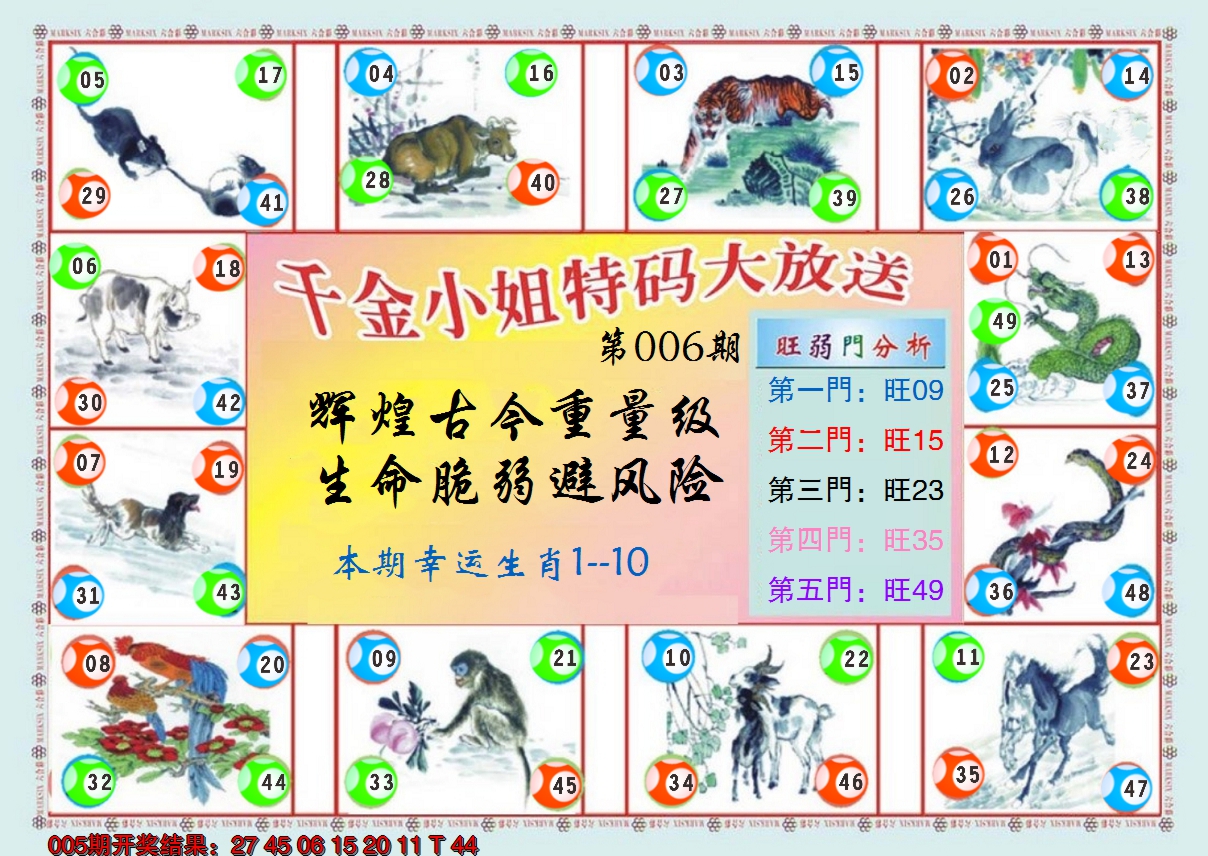 2025006期(新版)千金小姐B