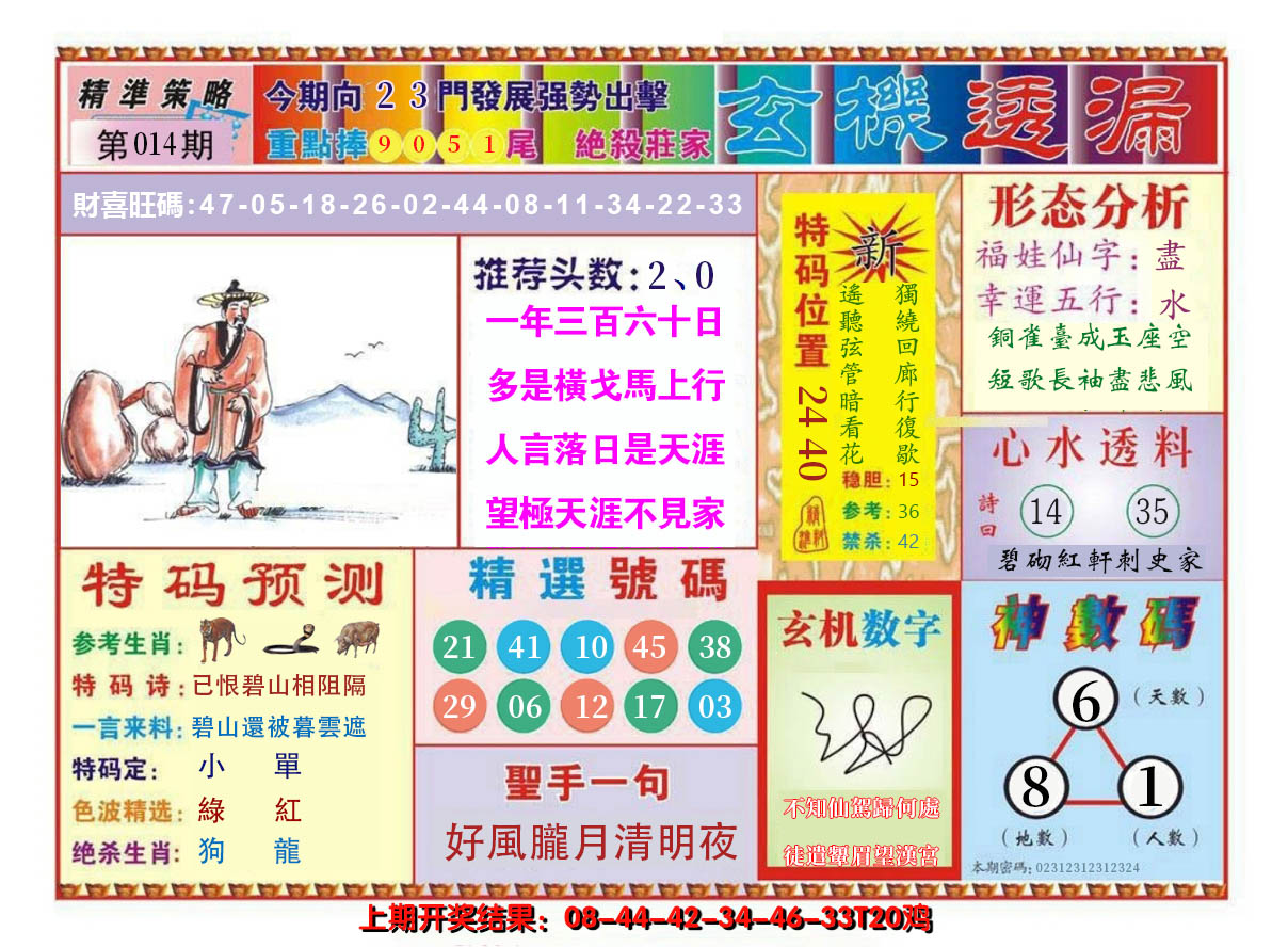 2025014期玄机透漏