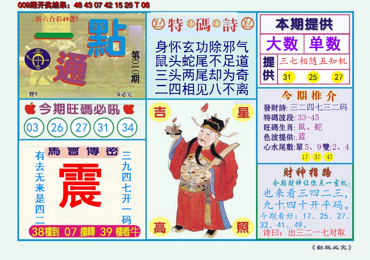 2025010期一点通
