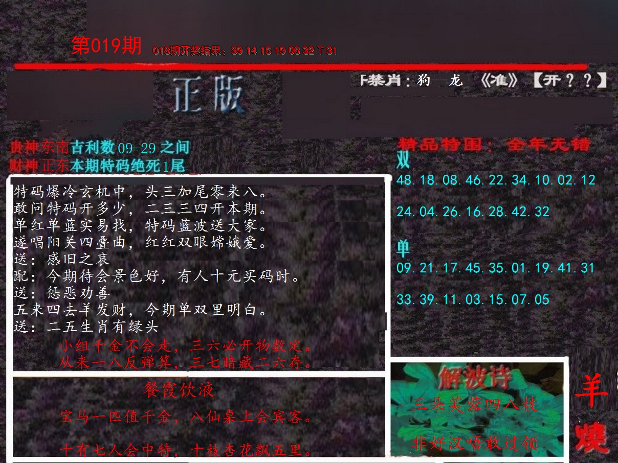 2025019期新港内幕