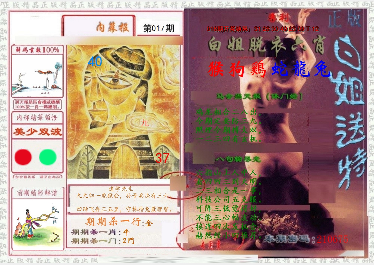 2025017期日月内幕报