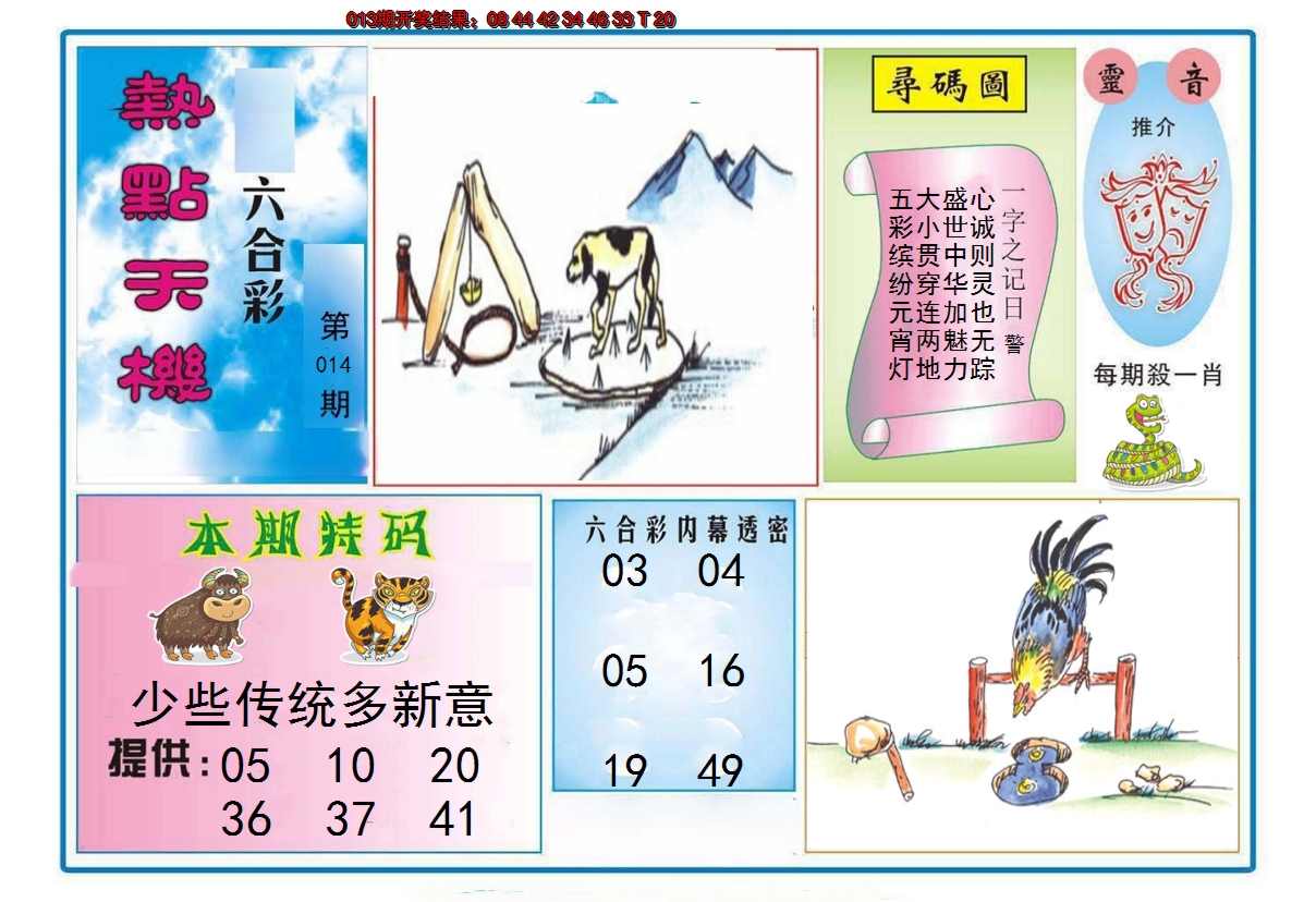 2025014期热点天机
