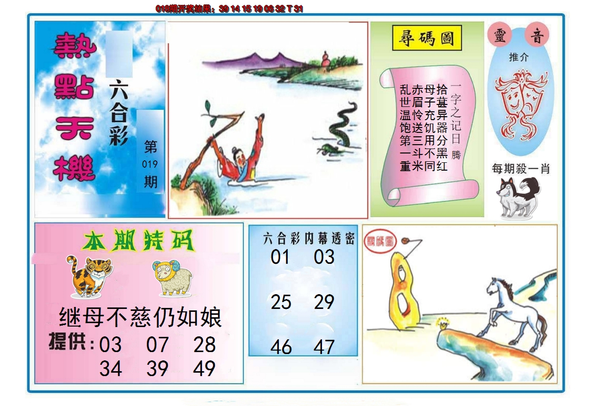 2025019期热点天机