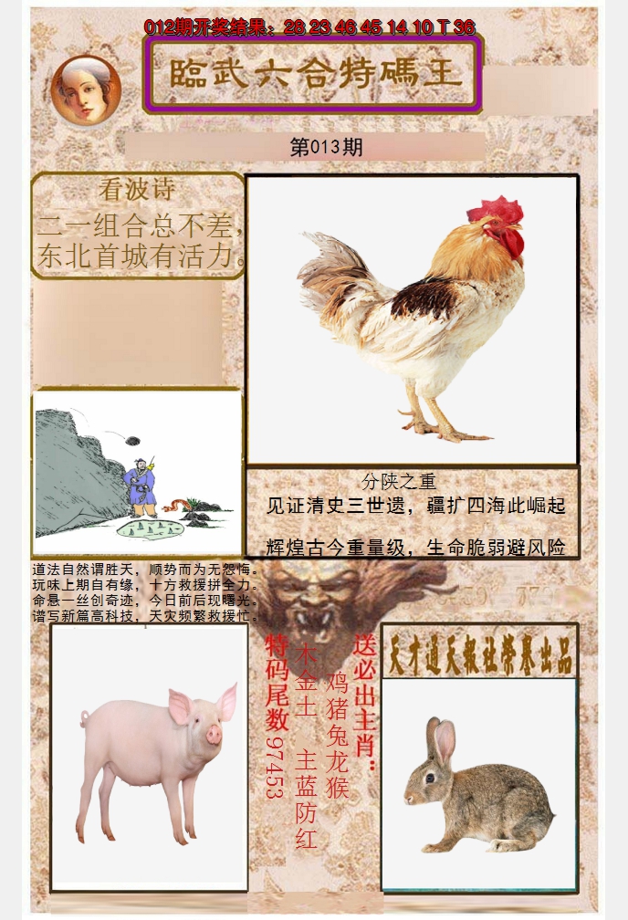 2025013期临武六合特码王