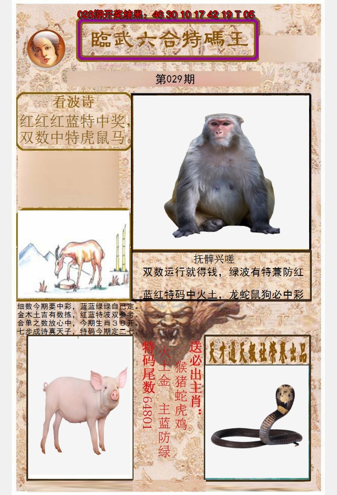 2025029期临武六合特码王