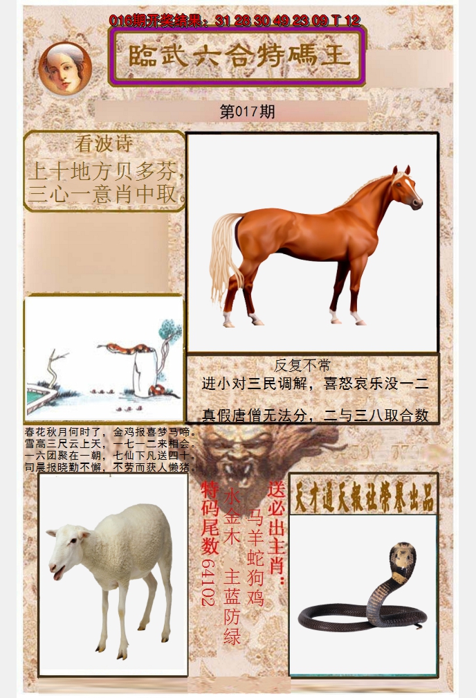 2025017期临武六合特码王