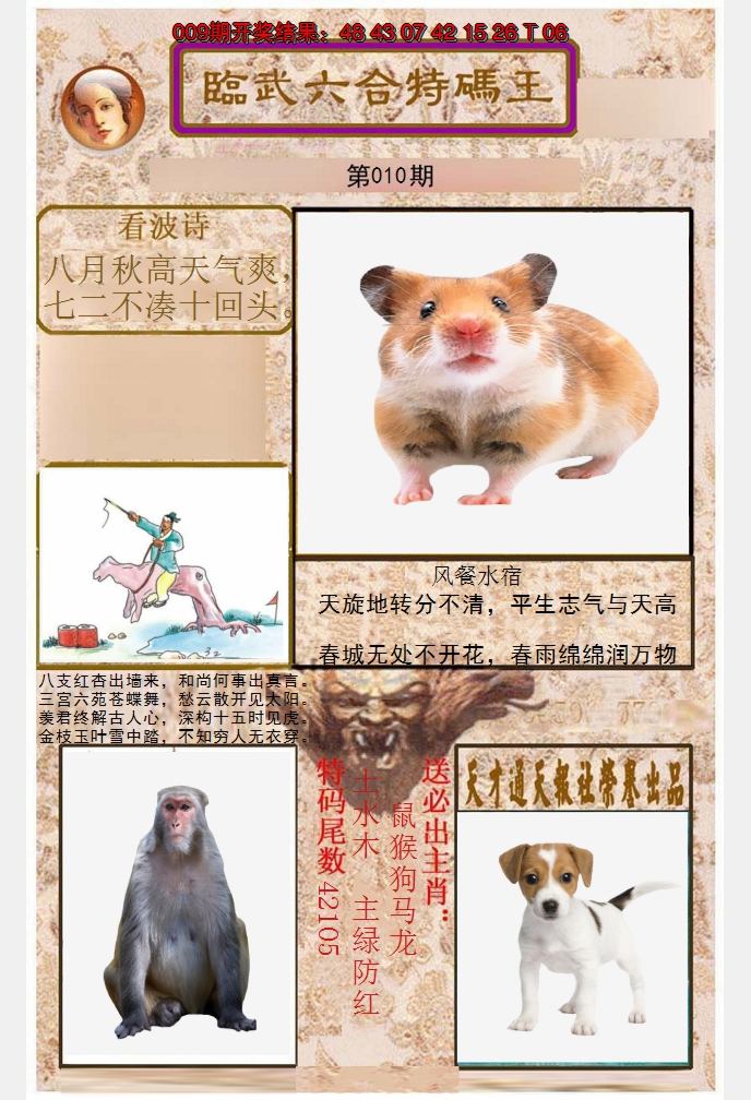 2025010期临武六合特码王