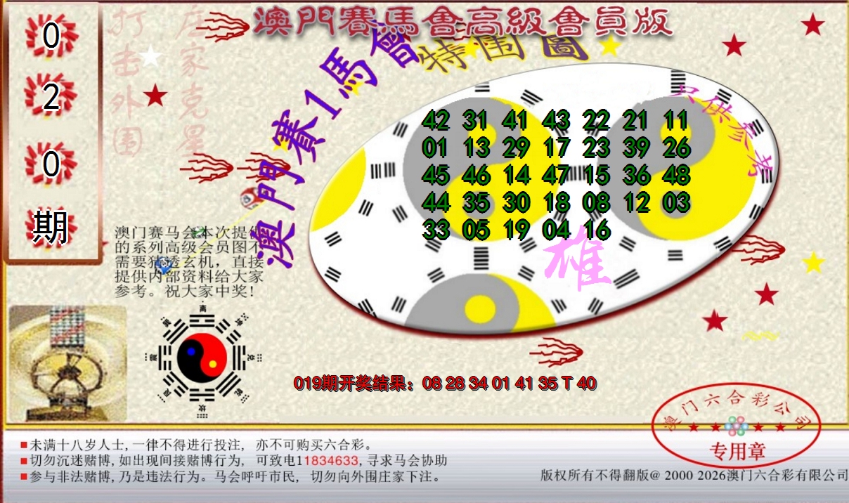 2025020期赛马会高级特围图