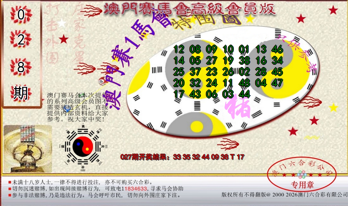2025028期赛马会高级特围图