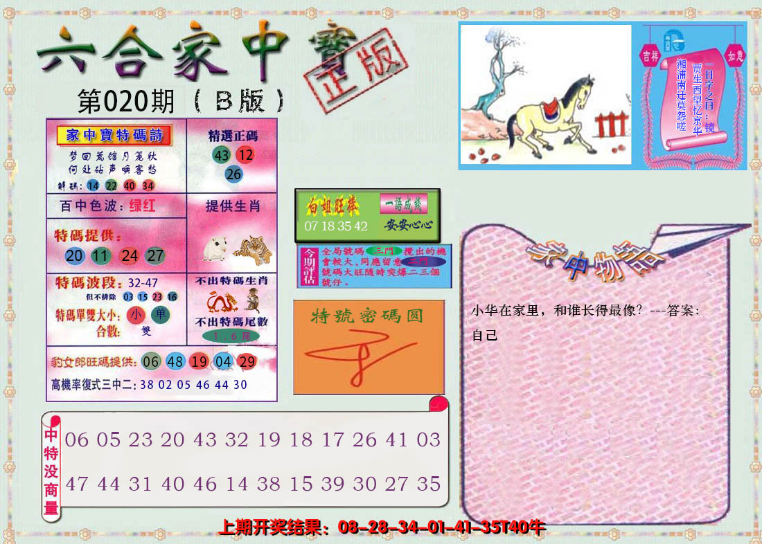 2025020期六合家中宝B