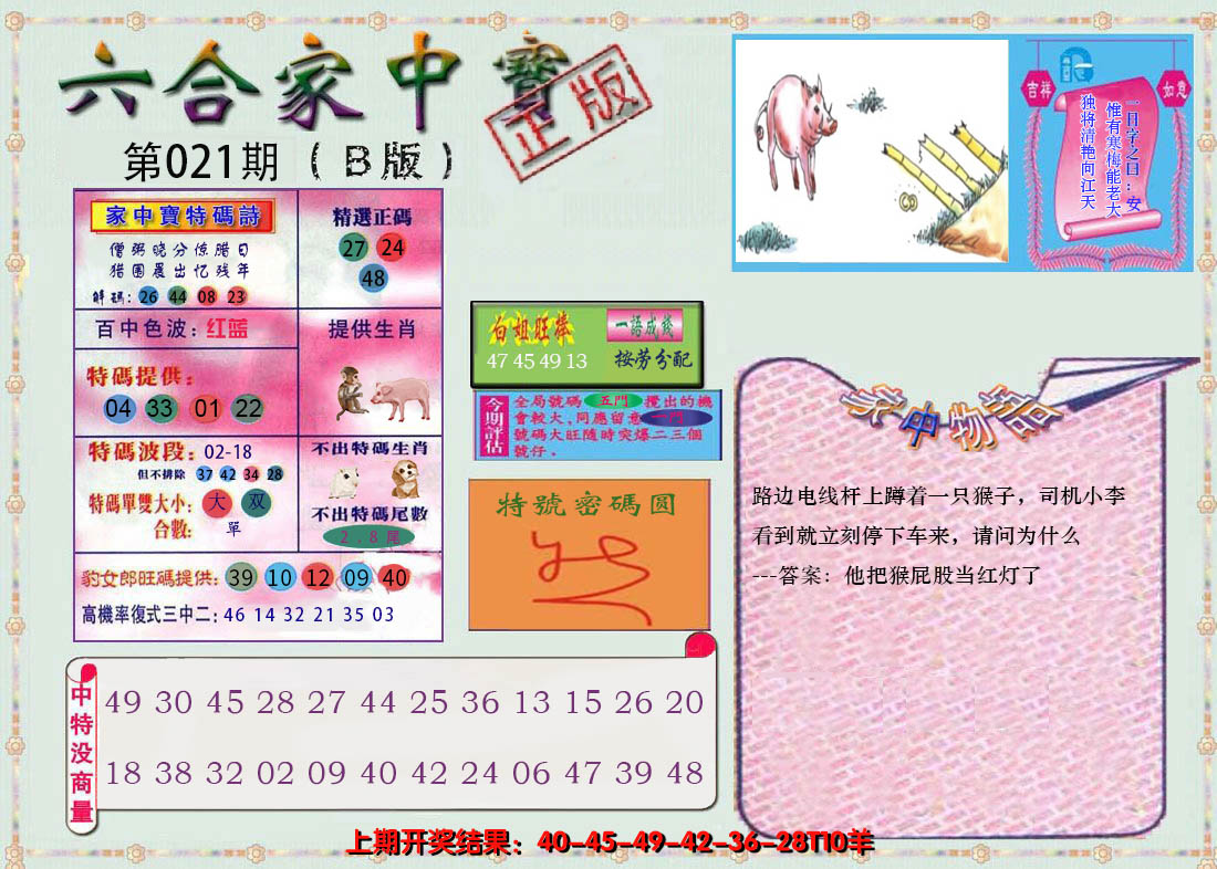 2025021期六合家中宝B