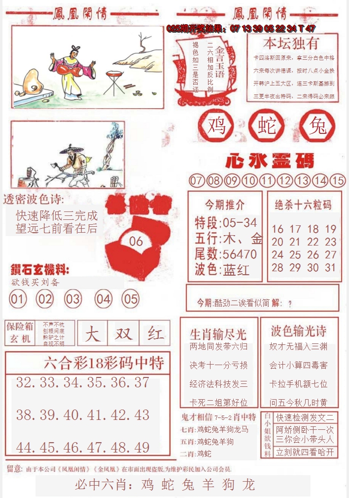2025026期凤凰闲情B