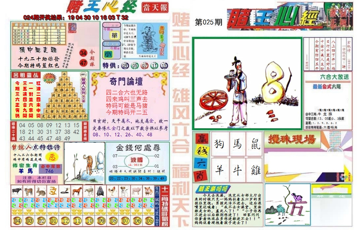 2025025期赌王心经
