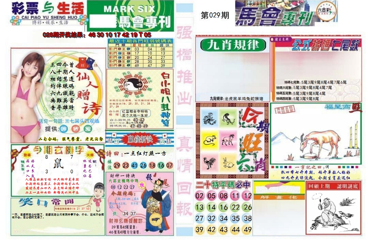 2025029期马会专刊A