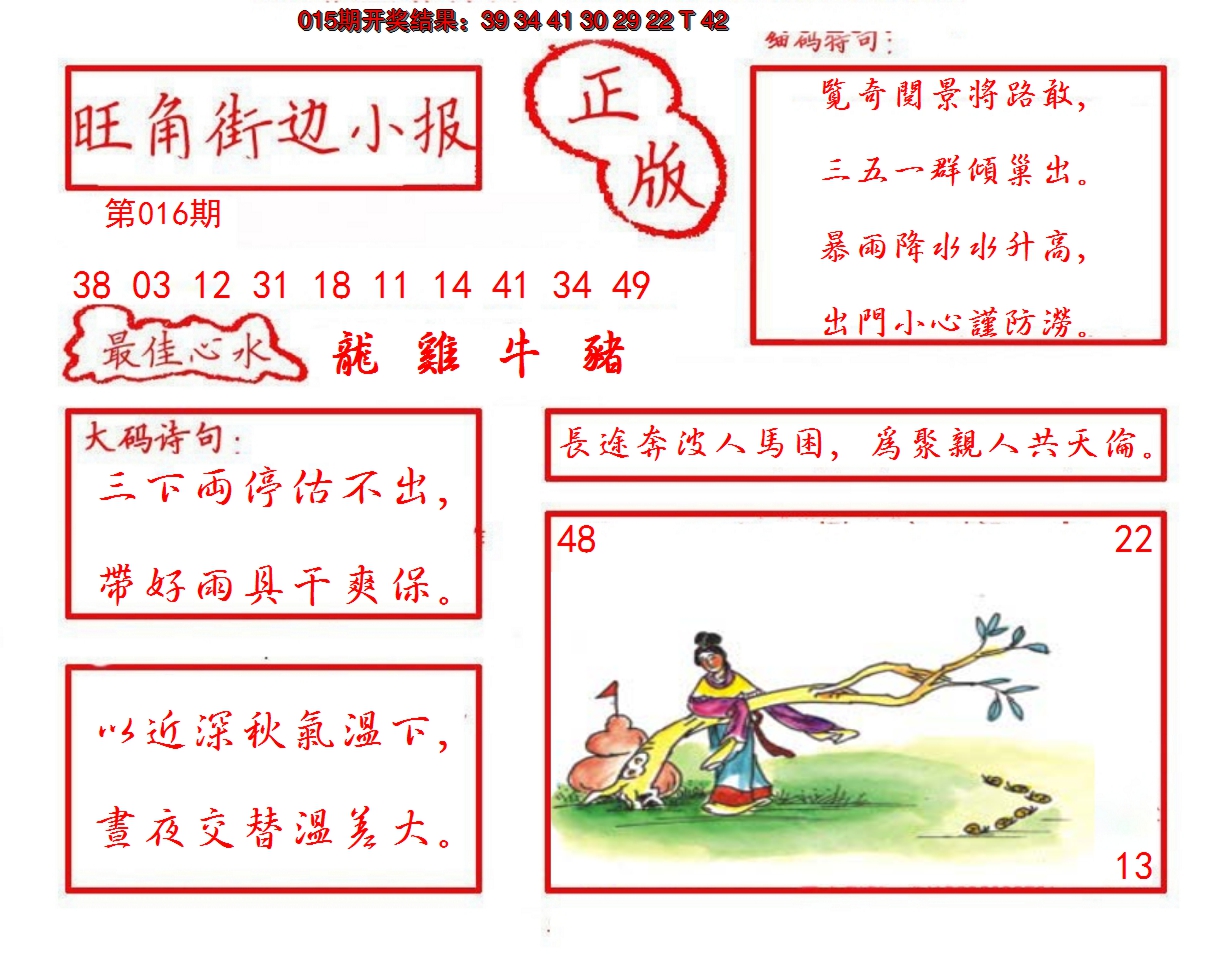 2025016期旺角街边小报