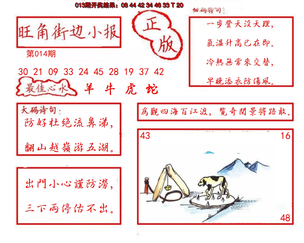 2025014期旺角街边小报