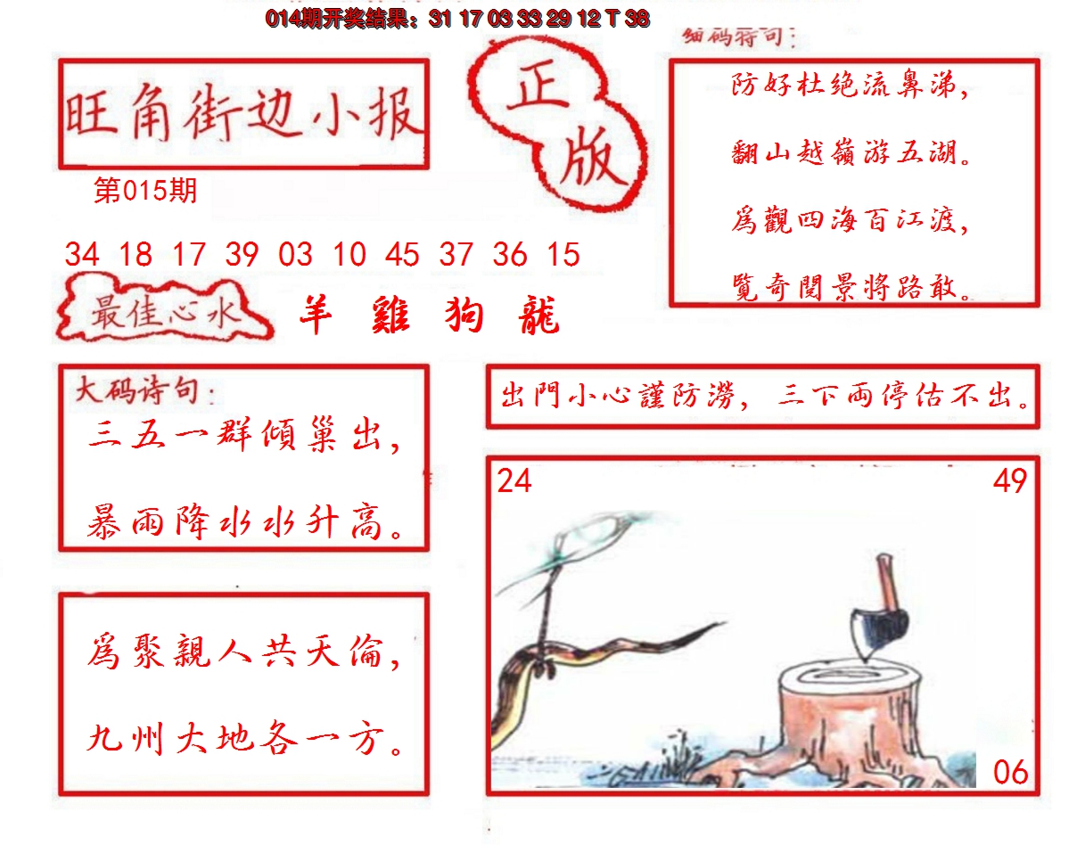 2025015期旺角街边小报