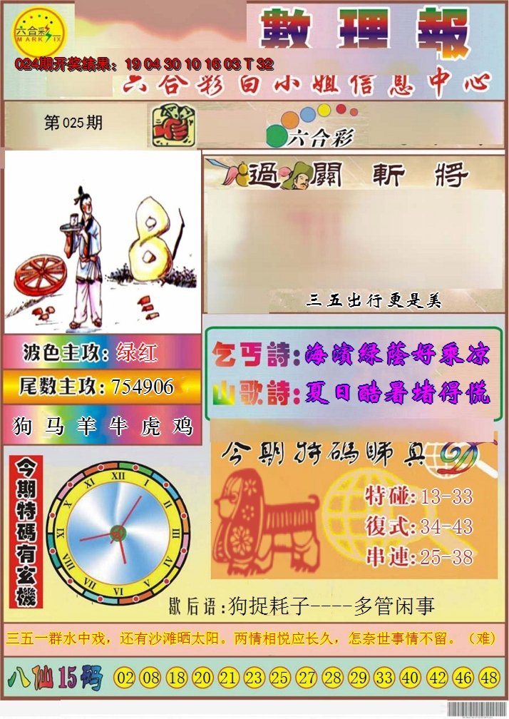 2025025期九龙数理报