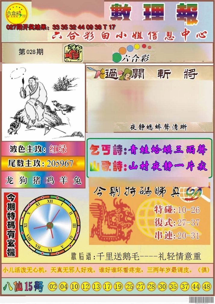 2025028期九龙数理报
