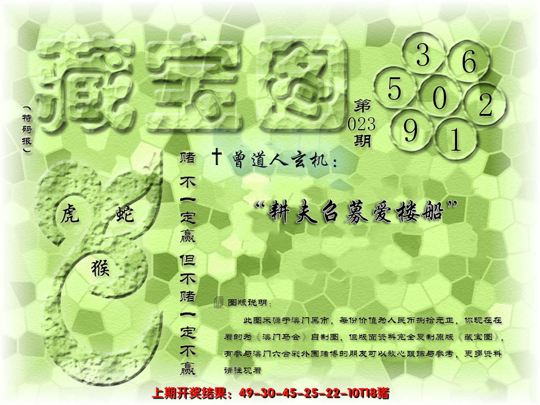 2025023期假新藏宝图