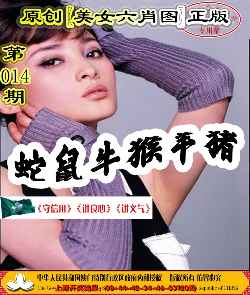 2025014期另版美女六肖图