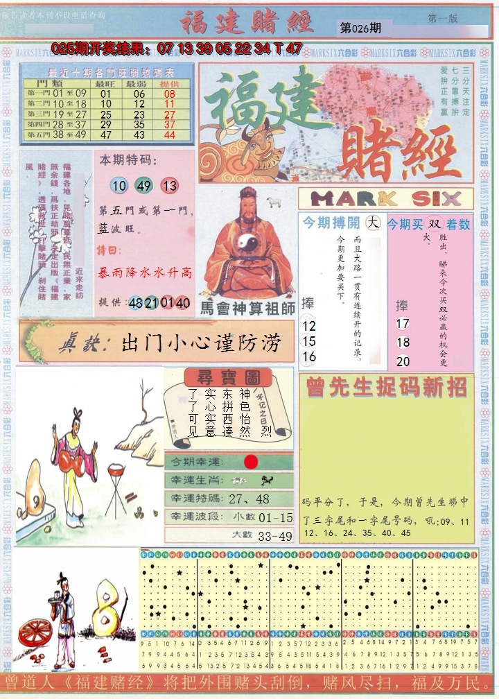 2025026期福建赌经A