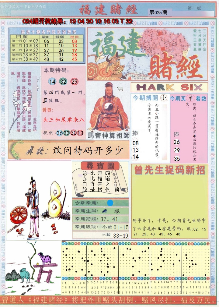 2025025期福建赌经A