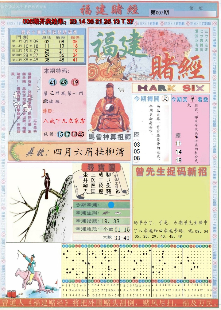 2025007期福建赌经A