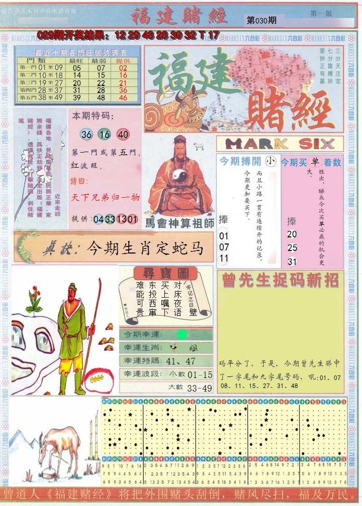 2025030期福建赌经A