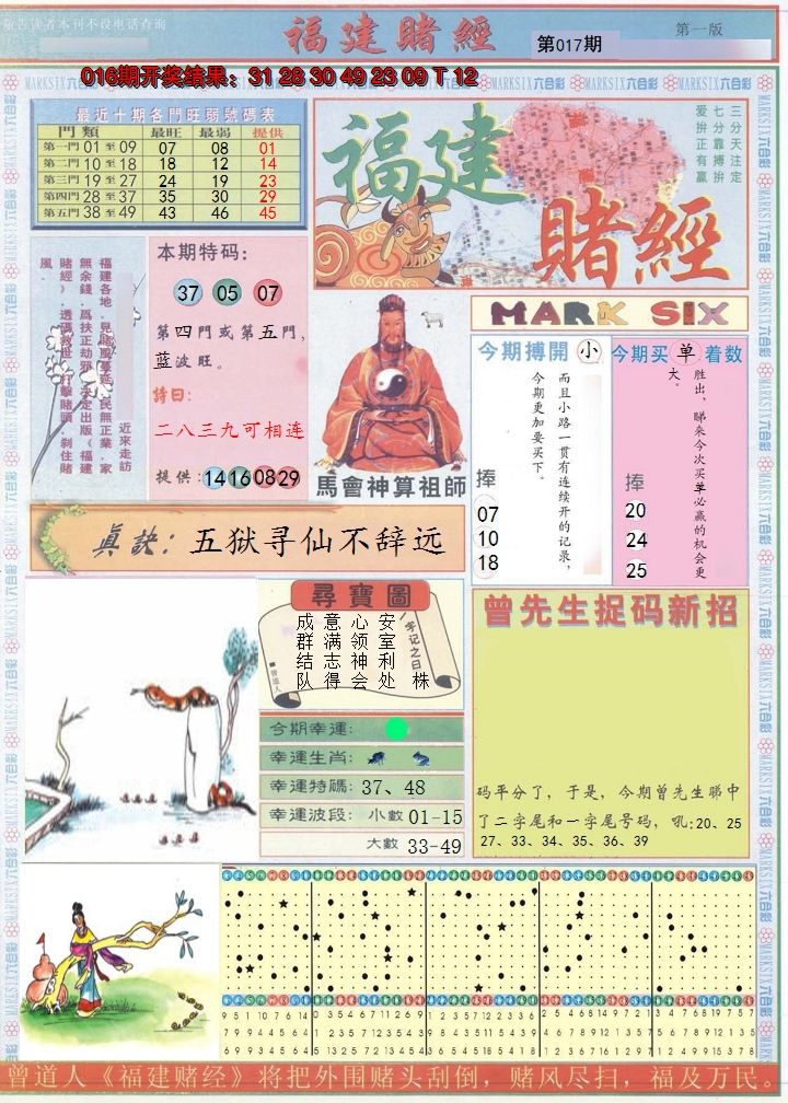 2025017期福建赌经A