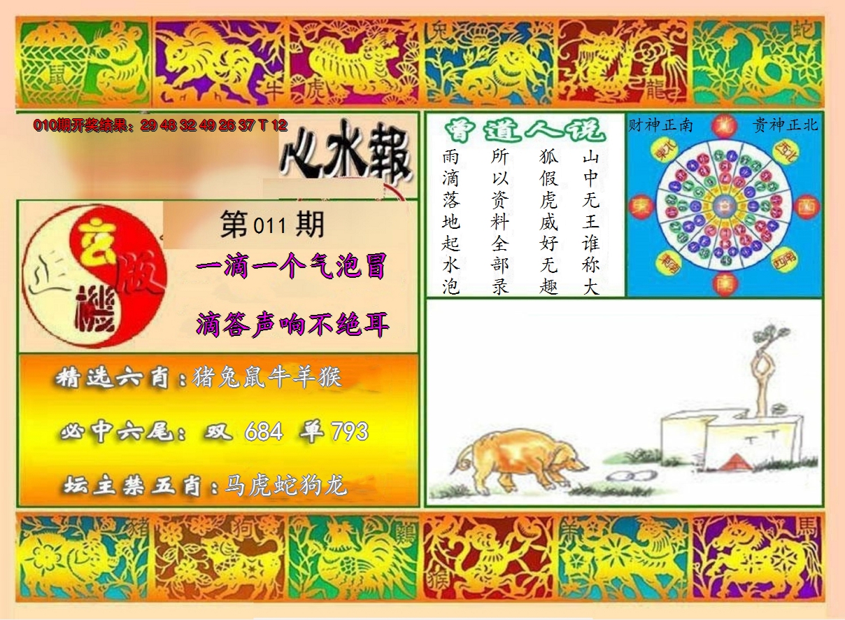 2025011期九龙心水报