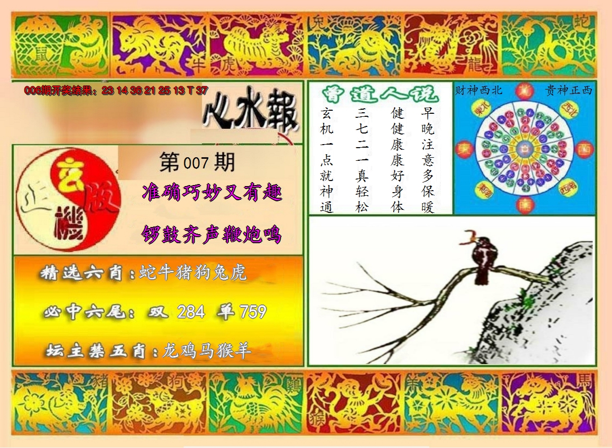2025007期九龙心水报