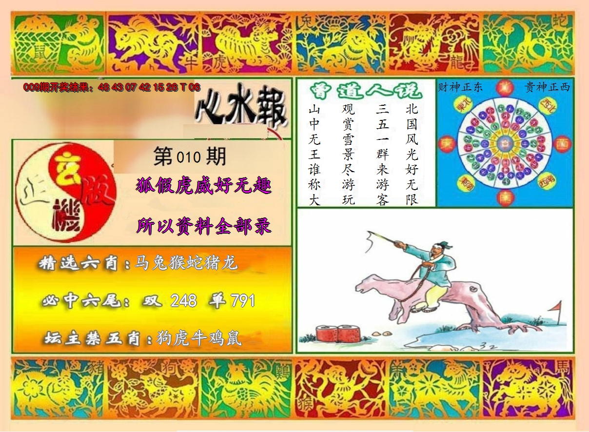 2025010期九龙心水报