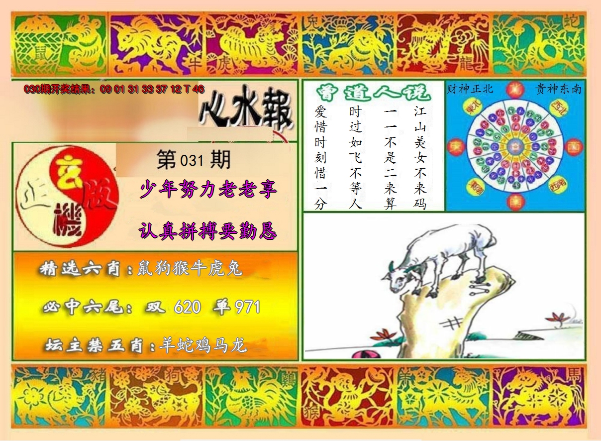 2025031期九龙心水报