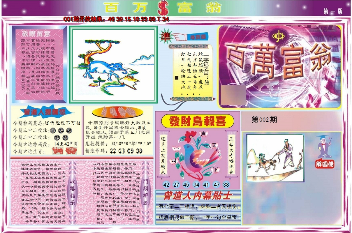 2025002期百万富翁A