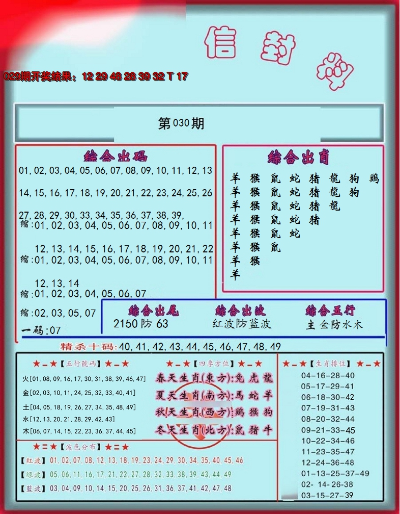 2025030期信封料