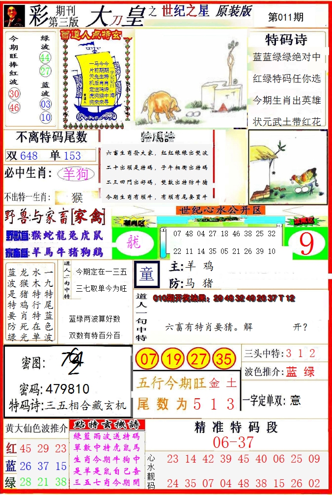 2025011期大刀皇之(世纪之星)