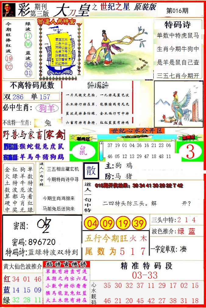 2025016期大刀皇之(世纪之星)