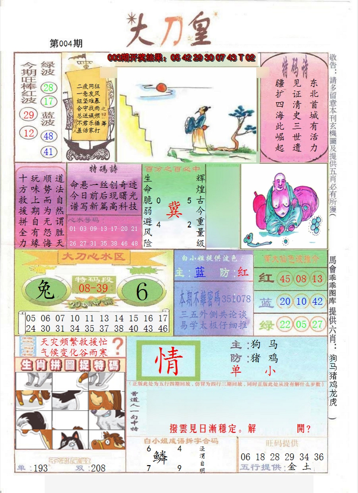 2025004期大刀皇