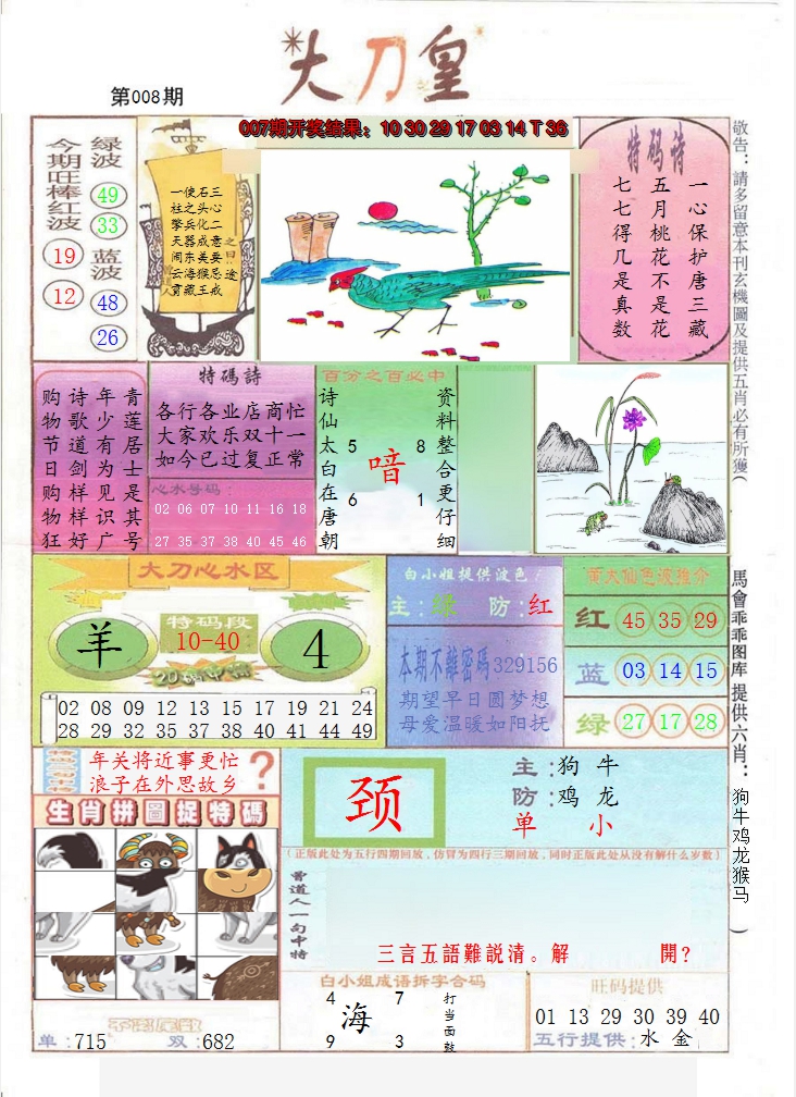 2025008期大刀皇