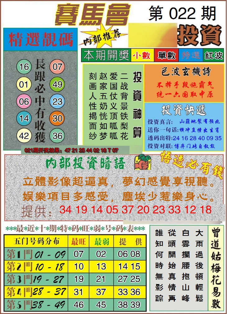 2025022期马会投资