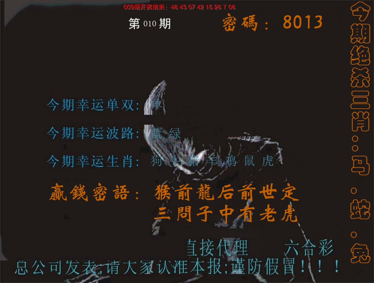 2025010期特码报
