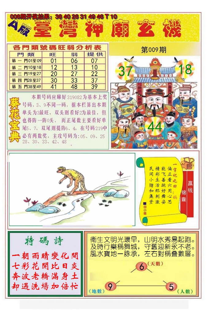 2025009期台湾神庙A